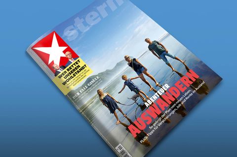 stern Cover zur Ausgabe 40/2024 mit dem Thema Auswandern