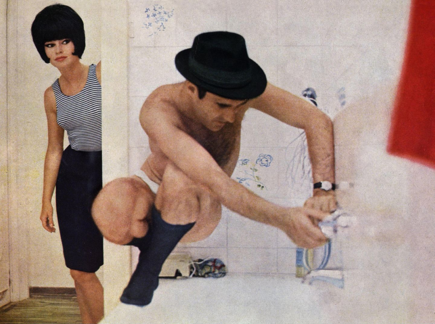 Ikone der Nouvelle Vague. In "Die Verachtung" (1963) erkennt Camille (Brigitte Bardot), dass sie ihren Mann (Michel Piccoli) nicht mehr liebt, dass sie ihn verachtet