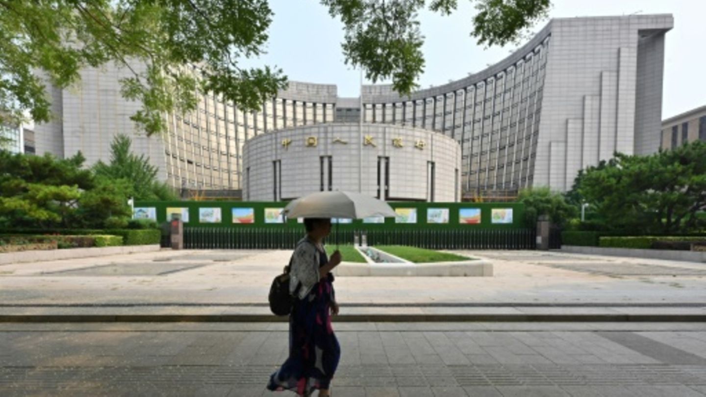 Gebäude der Zentralbank in Peking