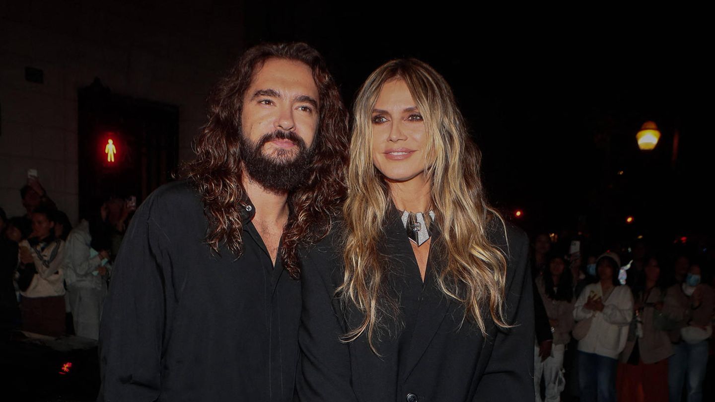 Tom Kaulitz und Heidi Klum kommen zur Messika Show in Paris