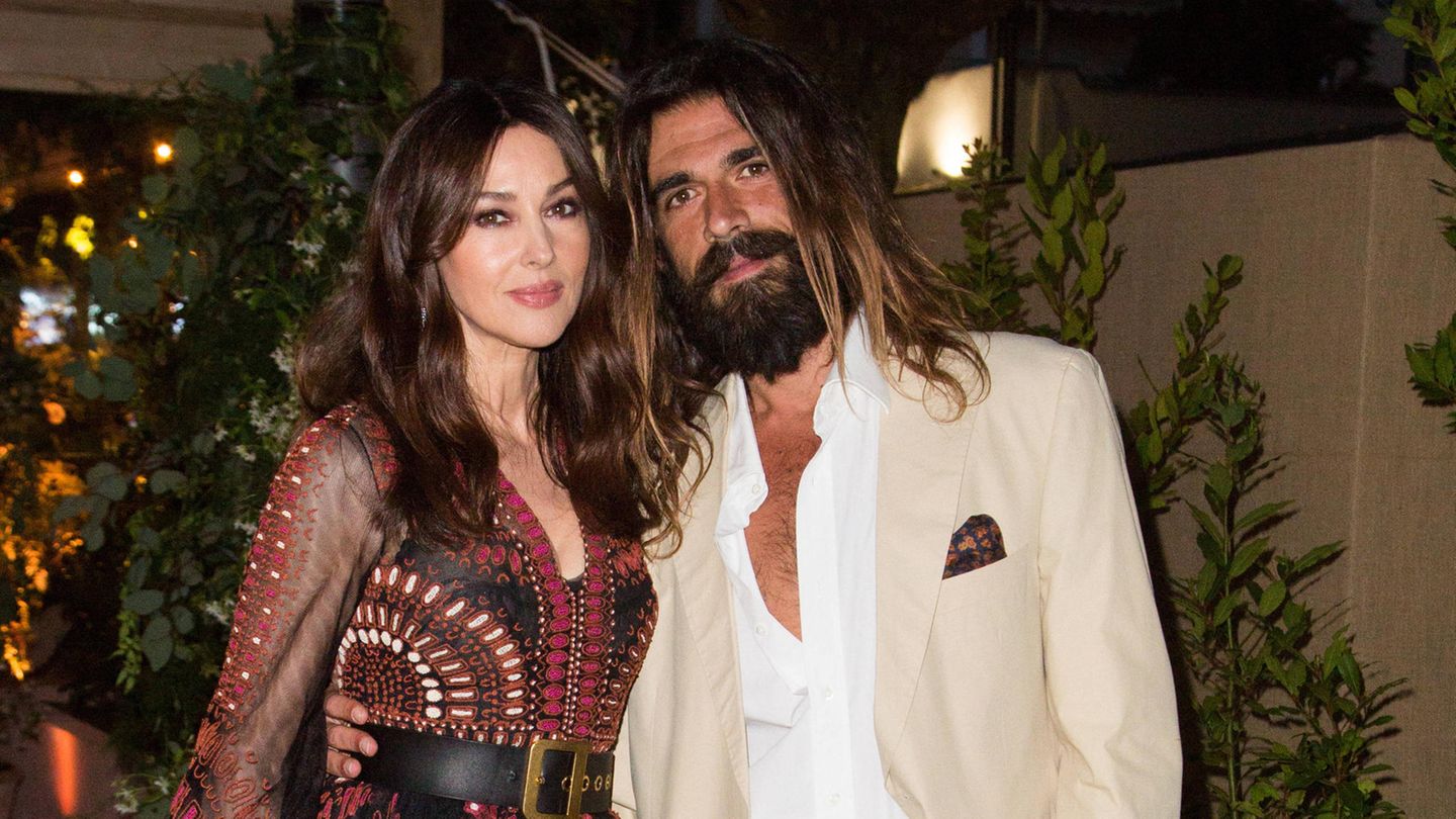 Monica Bellucci und Nicolas Lefebvre Monica Bellucci und Nicolas Lefebvre