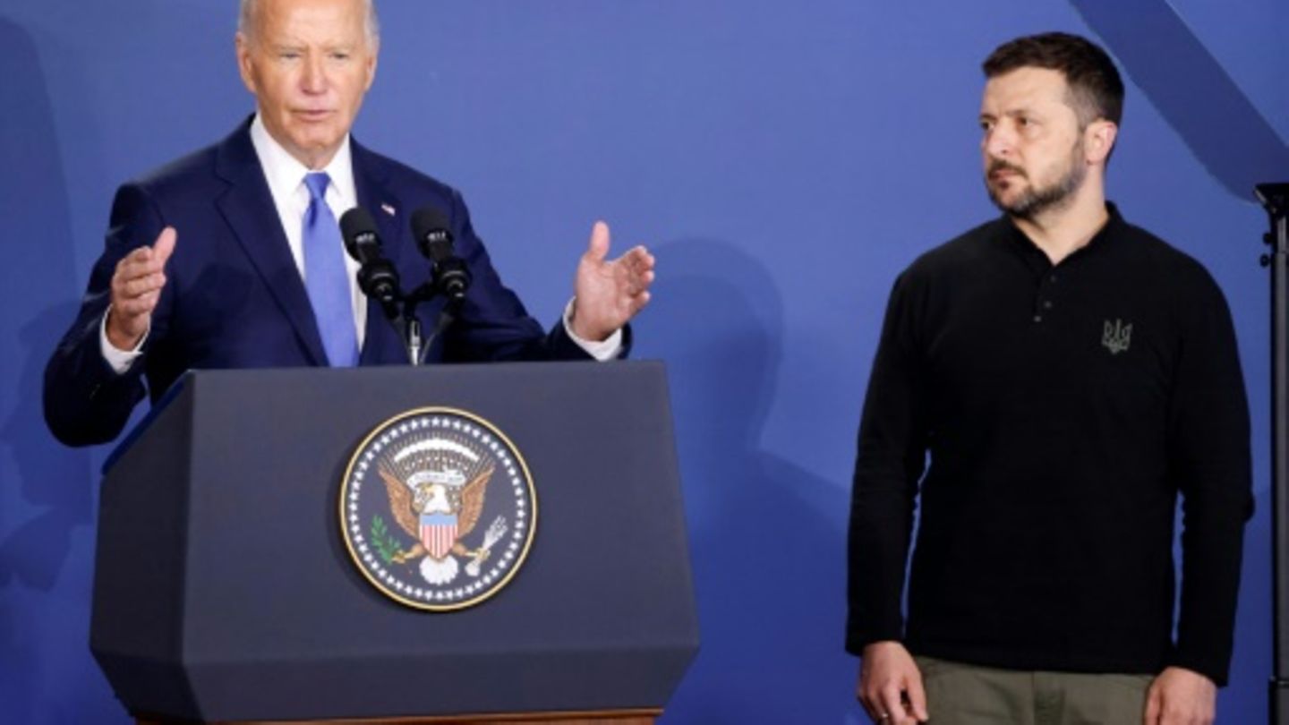 Biden mit Ukraines Präsident Selenskyj