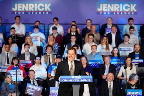 Tories: Robert Jenrick auf einer Wahlveranstaltung in London im September