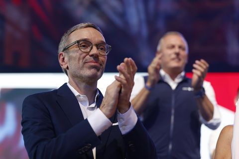 Gibt sich siegesgewiss: Rechtspopulist Herbert Kickl