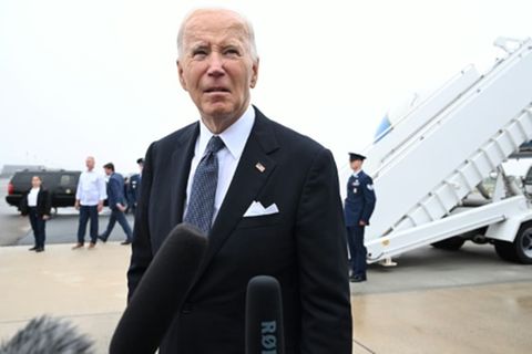 Biden bei der Ankunft in Delaware