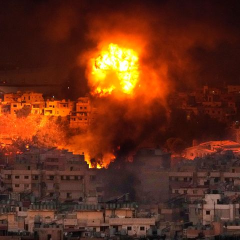 Explosionen in der Dahiye, im Süden von Beirut: Das Ziel der massiven israelischen Angriffe war Hisbollah-Anführer Hassan Nasrallah