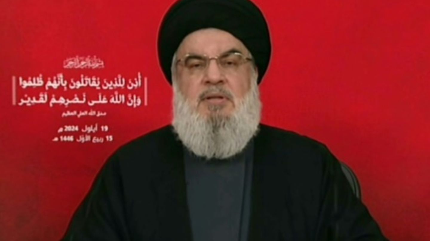 Nasrallah bei einer Ansprache am 19. September