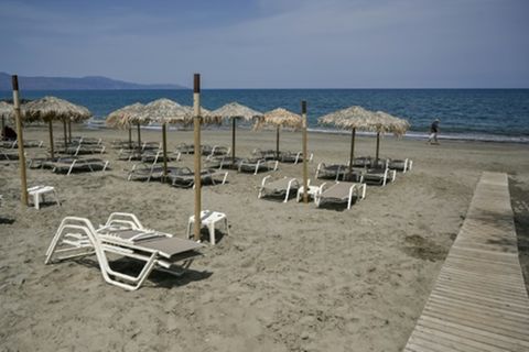 Strand in Chania auf Kreta
