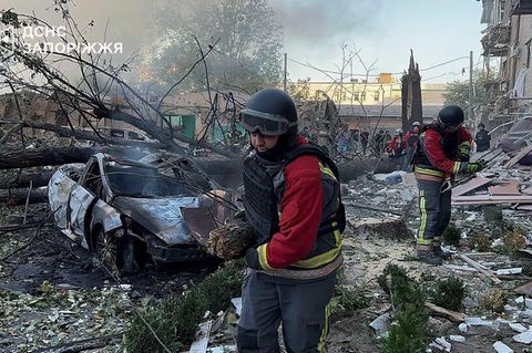 Mehrere Verletzte nach russischen Angriffen in Saporischschja