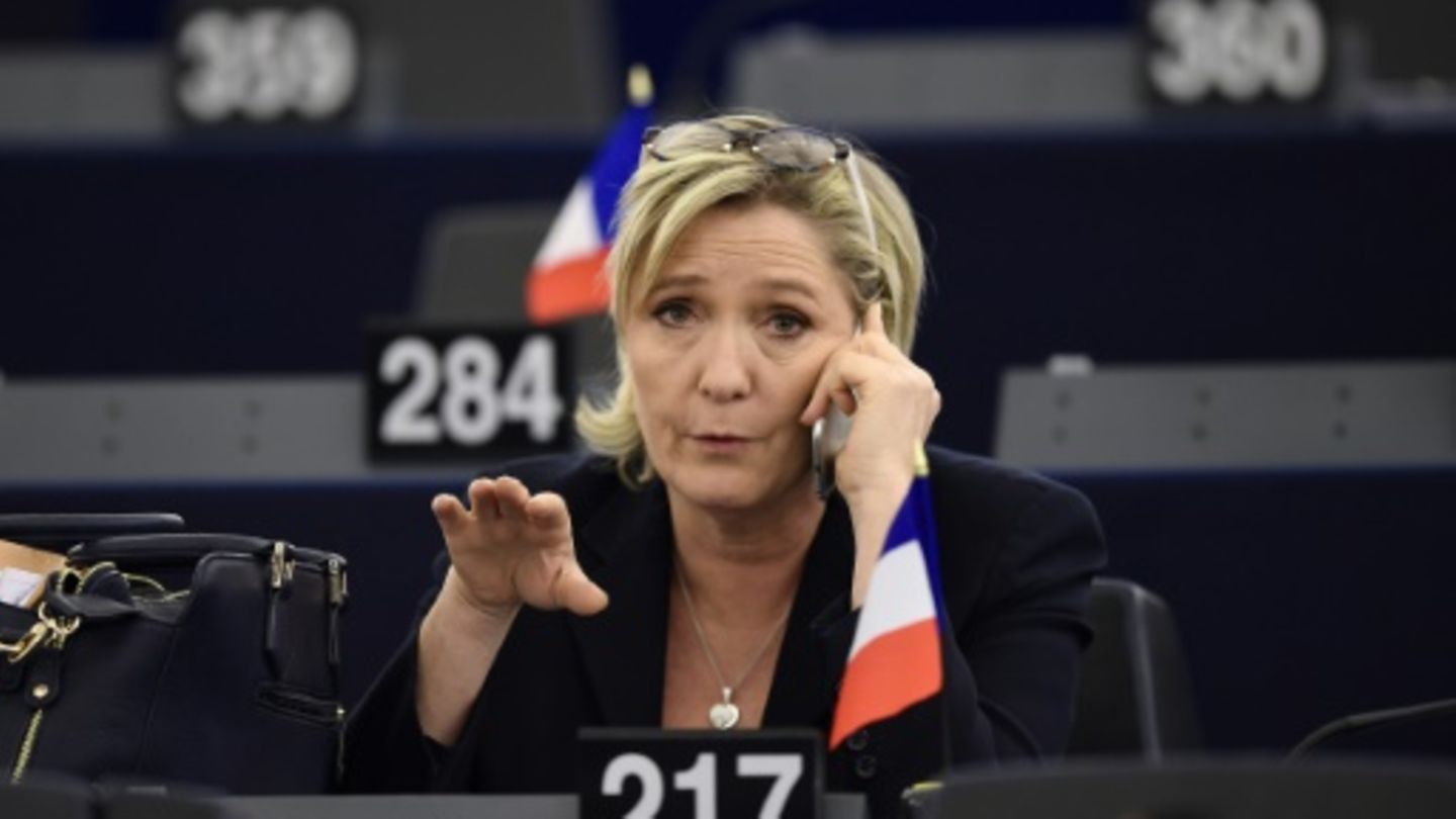 Marine Le Pen 2016 im Europaparlament