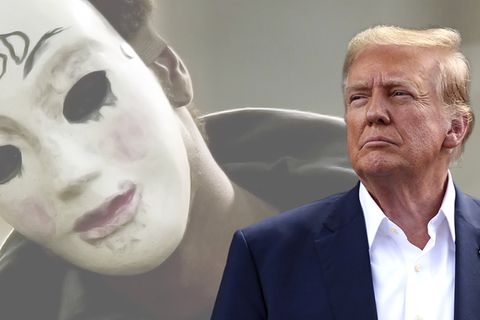 Trump the Purge Filmstil Collage