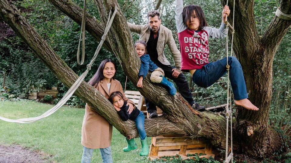 Samenspender Jan-Gerrit Seyler mit seinen Kindern