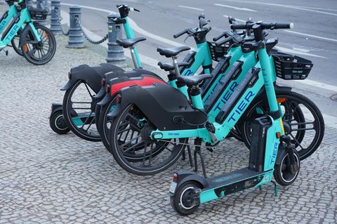 E-Scooter und Räder von TIER in Deutschland