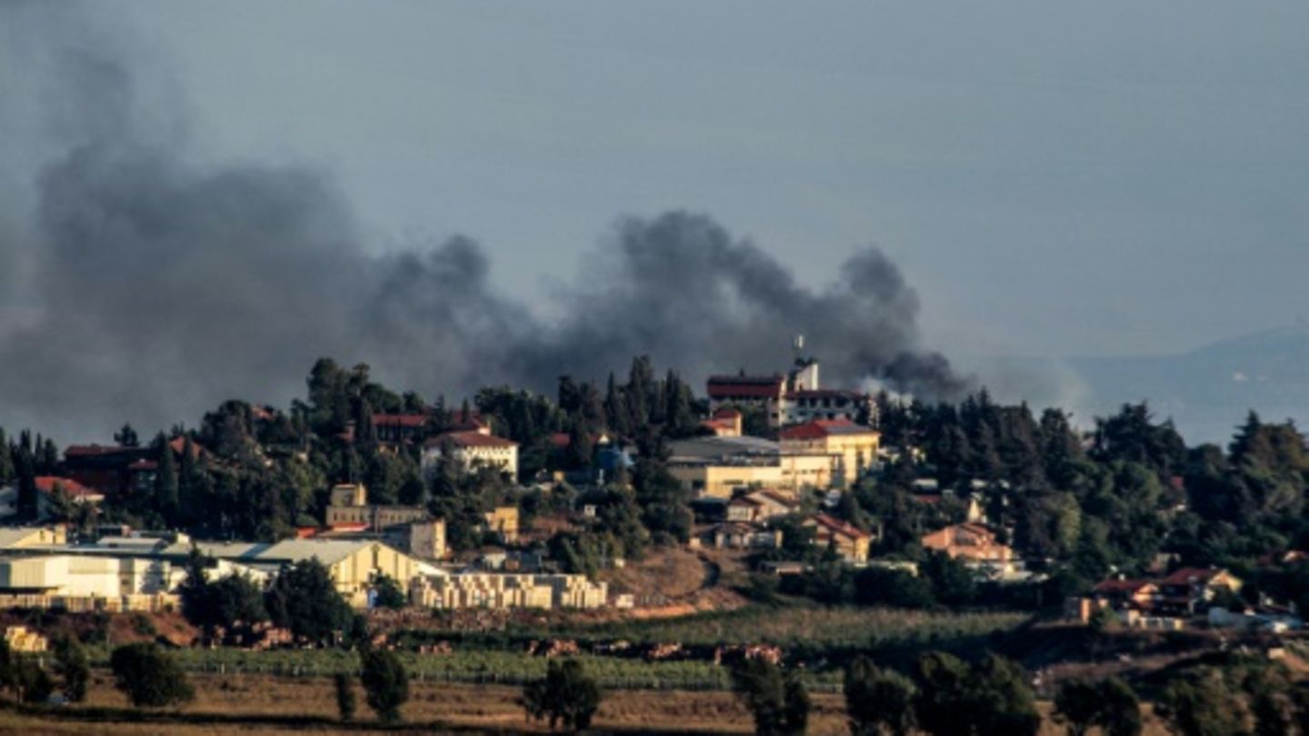 Die nordisraelische Siedlung Metula nach einem Angriff aus dem Libanon im Juli