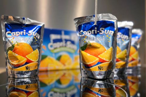 Capri-Sun: Aluverpackung mit Papierstrohalm
