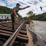 Aufräumarbeiten in North Carolina
