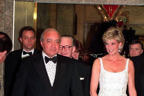 Mohamed Al-Fayed und Prinzessin Diana  in Harrods LAdy Di