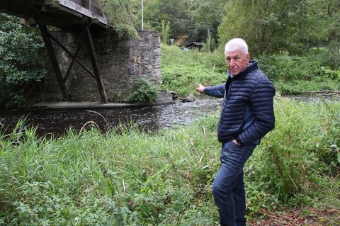 DDR Flucht: An dieser Stelle eines Flusses gelang sie Dieter Gäbelein