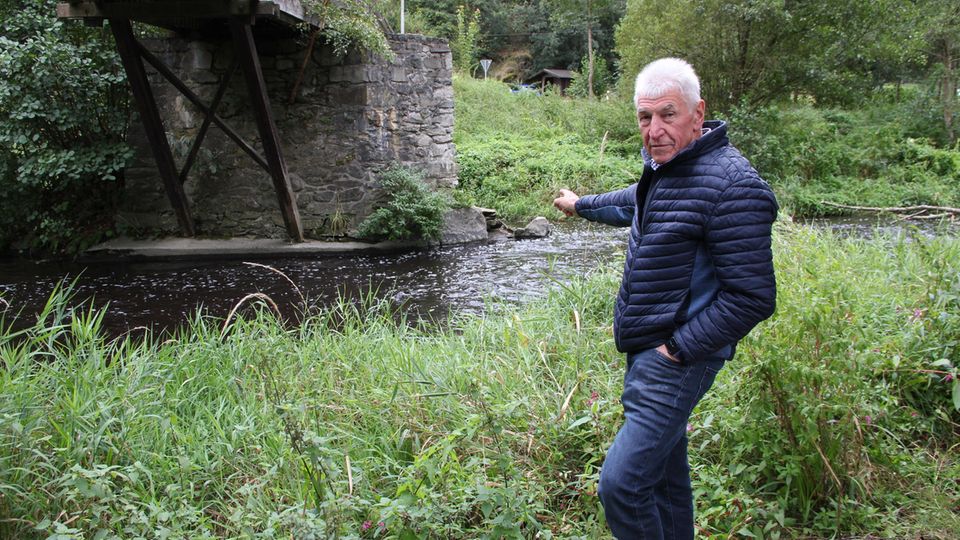 DDR Flucht: An dieser Stelle eines Flusses gelang sie Dieter Gäbelein