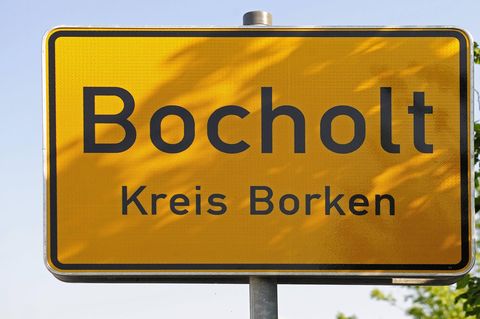 Ortsschild von Bocholt