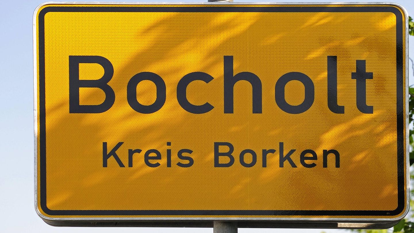 Ortsschild von Bocholt