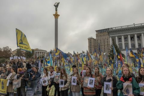Dritter ukrainischer Veteranentag in Kiew