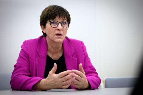Die SPD-Co-Parteivorsitzende Saskia Esken