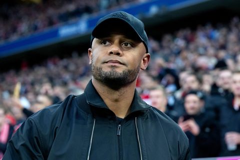 Bayern-Trainer Vincent Kompany im Stadion