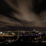 Iranische Raketen über Jerusalem  am 1.Oktober 2024