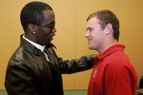 Rapper P. Diddy und Fußballer Wayne Rooney