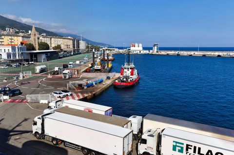 Der Hafen von Bastia auf Korsika (Archivfoto)