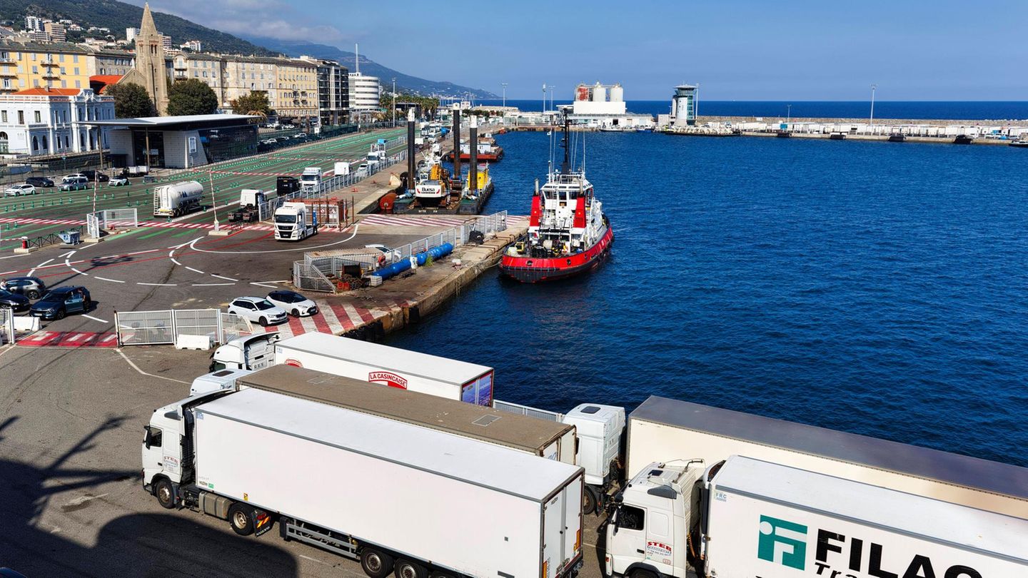 Der Hafen von Bastia auf Korsika (Archivfoto)