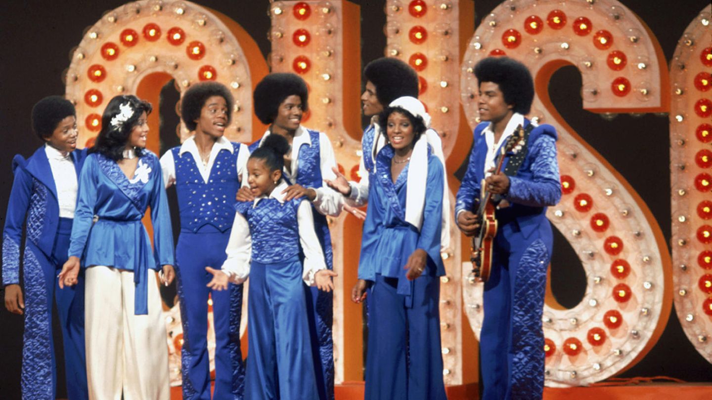 Mit den Jackson Five hatte sie schon früh TV-Auftritte – wie hier im Jahr 1976