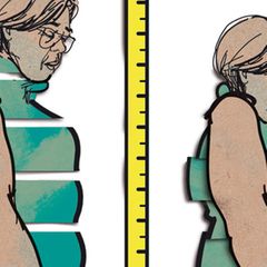 Eine Frau nimmt Vitamin D, um ihre Knochen zu stärken. Warum hat sie trotzdem Wirbelschmerzen?