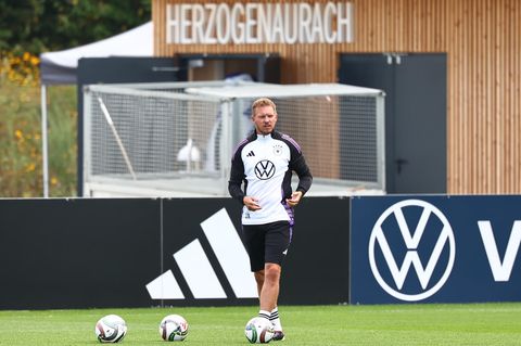 Bundestrainer Julian Nagelsmann in Herzogenaurach