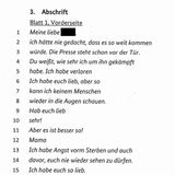 Der Abschiedsbrief der Mutter: "Du weißt, wie sehr ich um ihn gekämpft habe. Ich habe verloren."