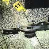 Eine Waffe des Täters