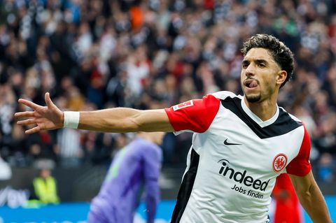 Zu schnell und zu treffsicher für die Bayern: Omar Marmoush von Eintracht Frankfurt