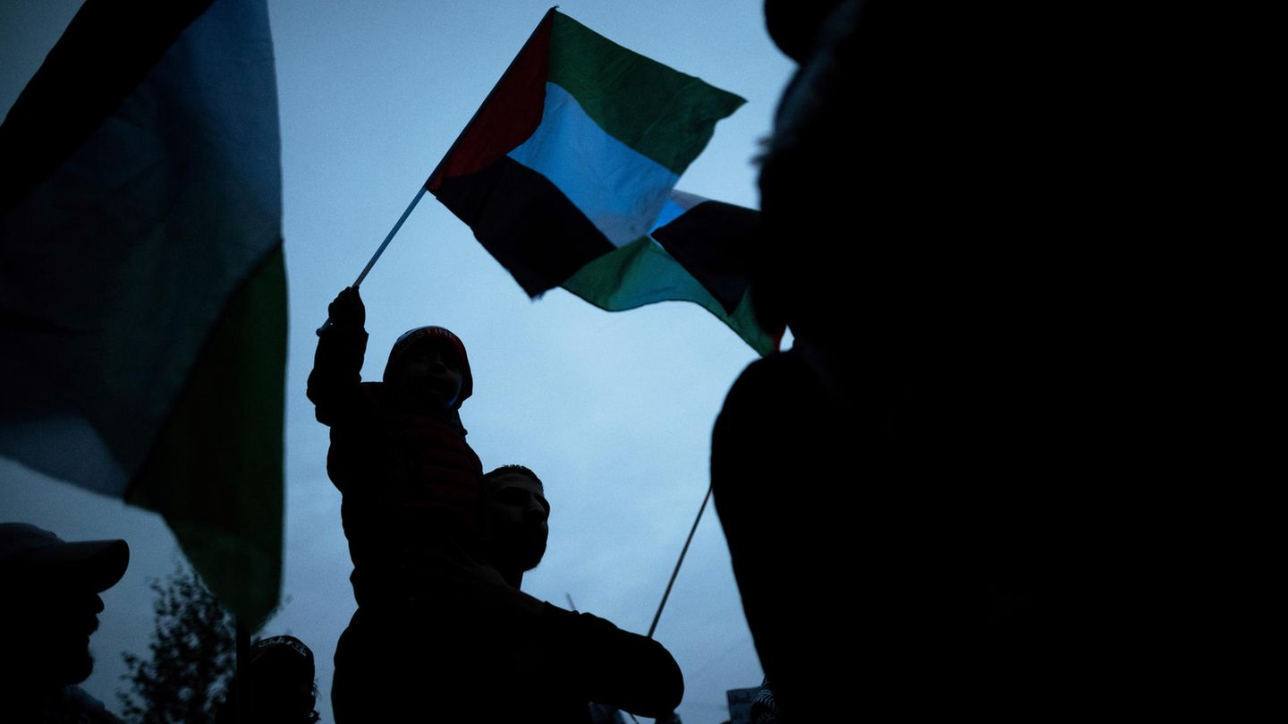 In Essen demonstrierten Kleine "gegen die wiederholte Aggression Israels"
