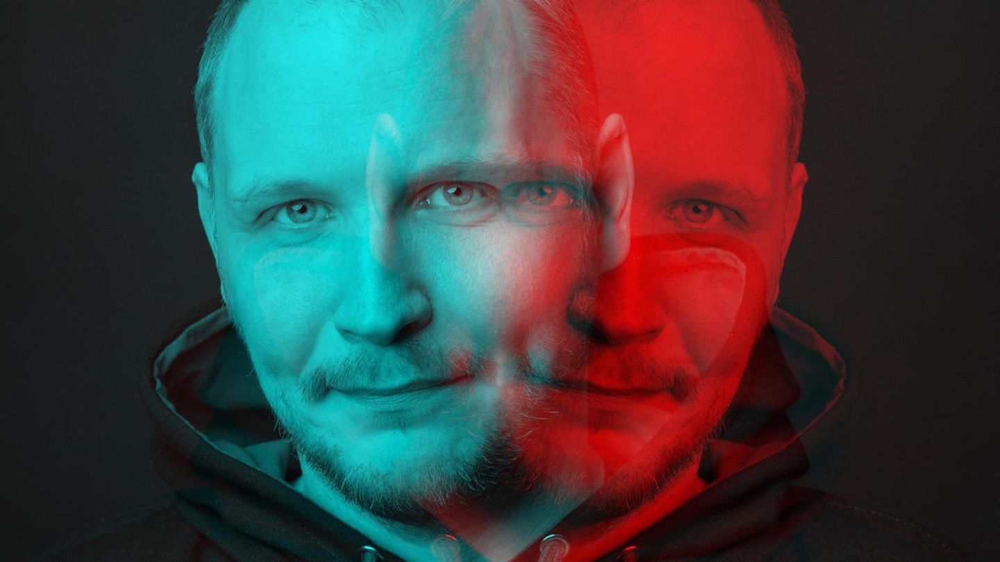 Ein Mann der vielleicht Probleme mit der Psyche hat