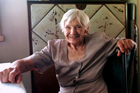 Oskar Schindler: Seine Ehefrau Emilie im Jahr 1998
