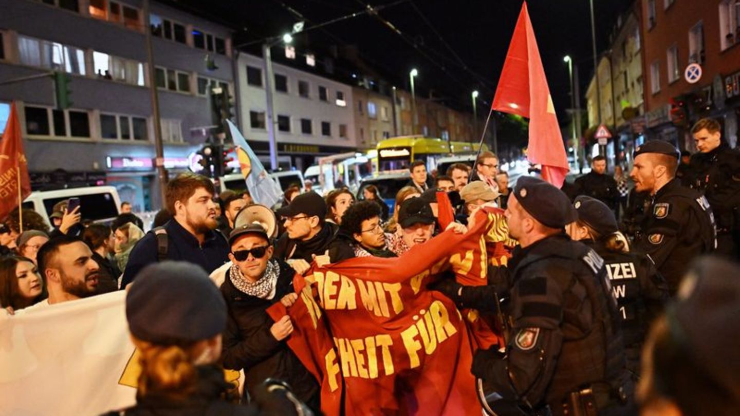 Jahrestag des Hamas-Überfalls: Nach Pro-Pälästina-Demo Ermittlungen wegen Körperverletzung