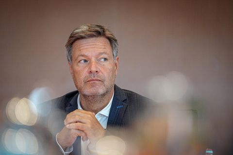 Bundeswirtschaftsminister Robert Habeck (Grüne)