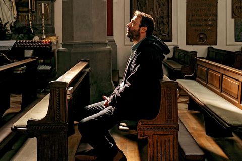 Tobias Haberl in der Kirche