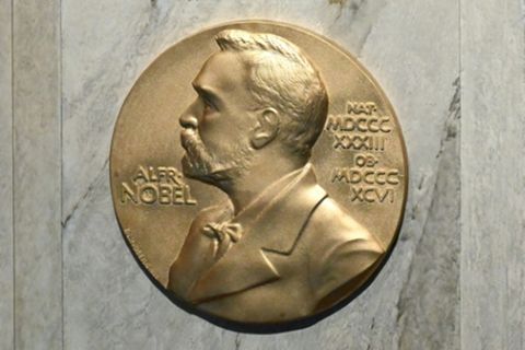 Nobelpreis-Plakette