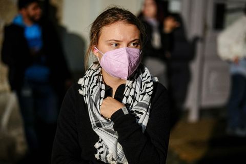 Greta Thunberg: Für eine pro-palästinensische Kundgebung nach Berlin gereist