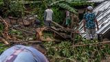 Ein zerstörtes Dorf in Acapulco nach Hurricane Otis