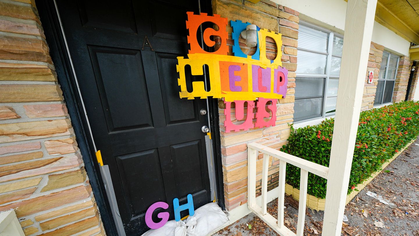 In Tampa, Florida, haben die Bewohner eine Botschaft: "Möge Gott uns helfen"