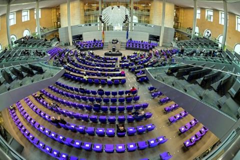 Plenarsaal des Bundestags