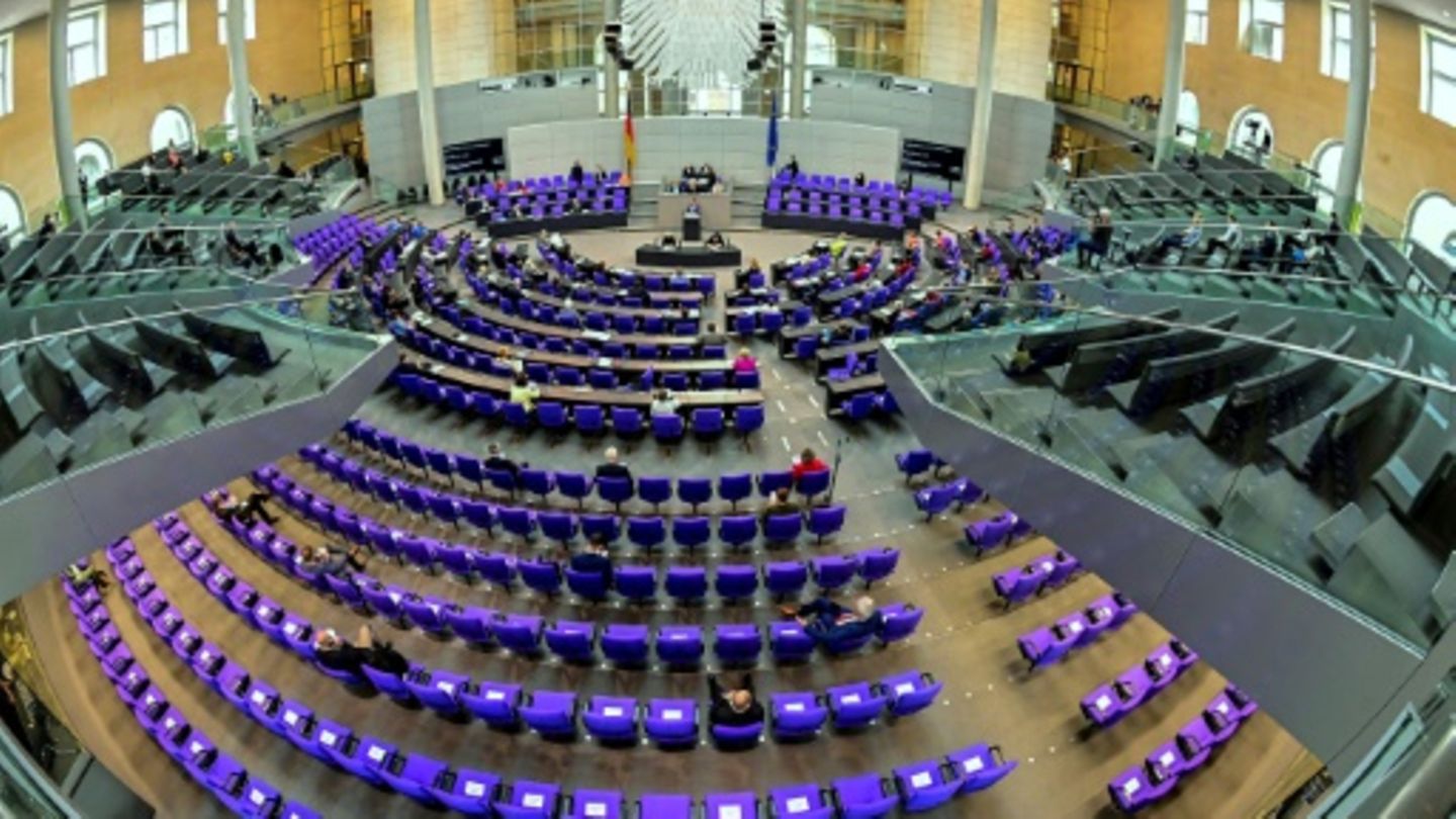 Plenarsaal des Bundestags